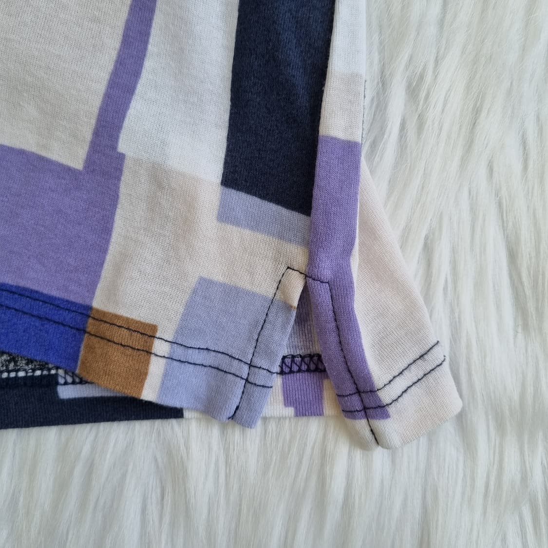 KANSAI BIS 칸사이 야마모토 컬러 블럭 반팔 티셔츠 1951 상품이미지6