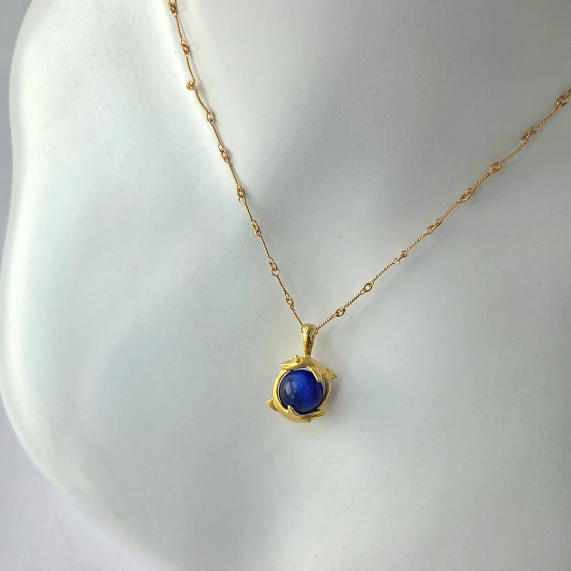 1990-2000s y2k Dolphin cat's eye Pendant 상품이미지1