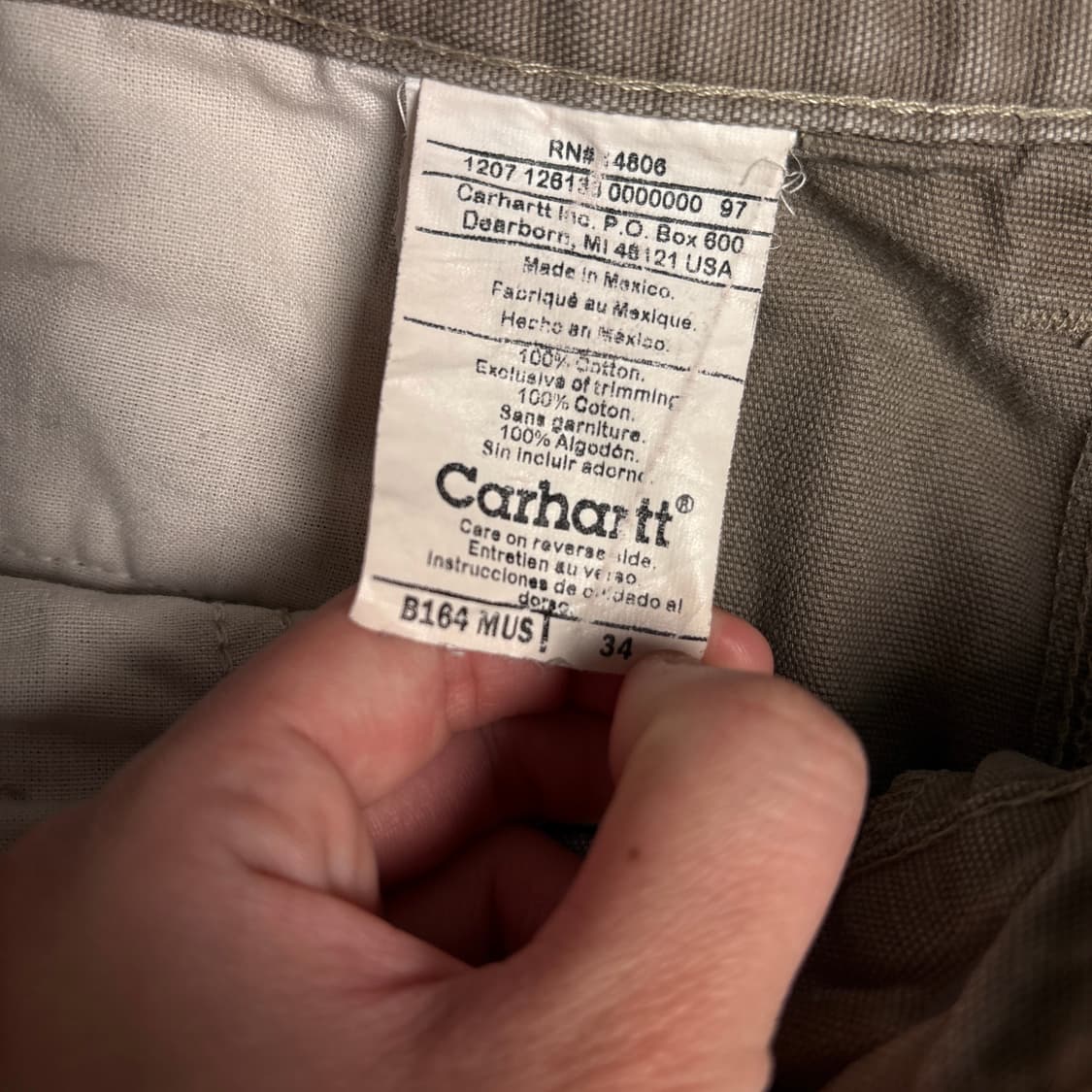 칼하트 카고 하프팬츠 상품이미지6