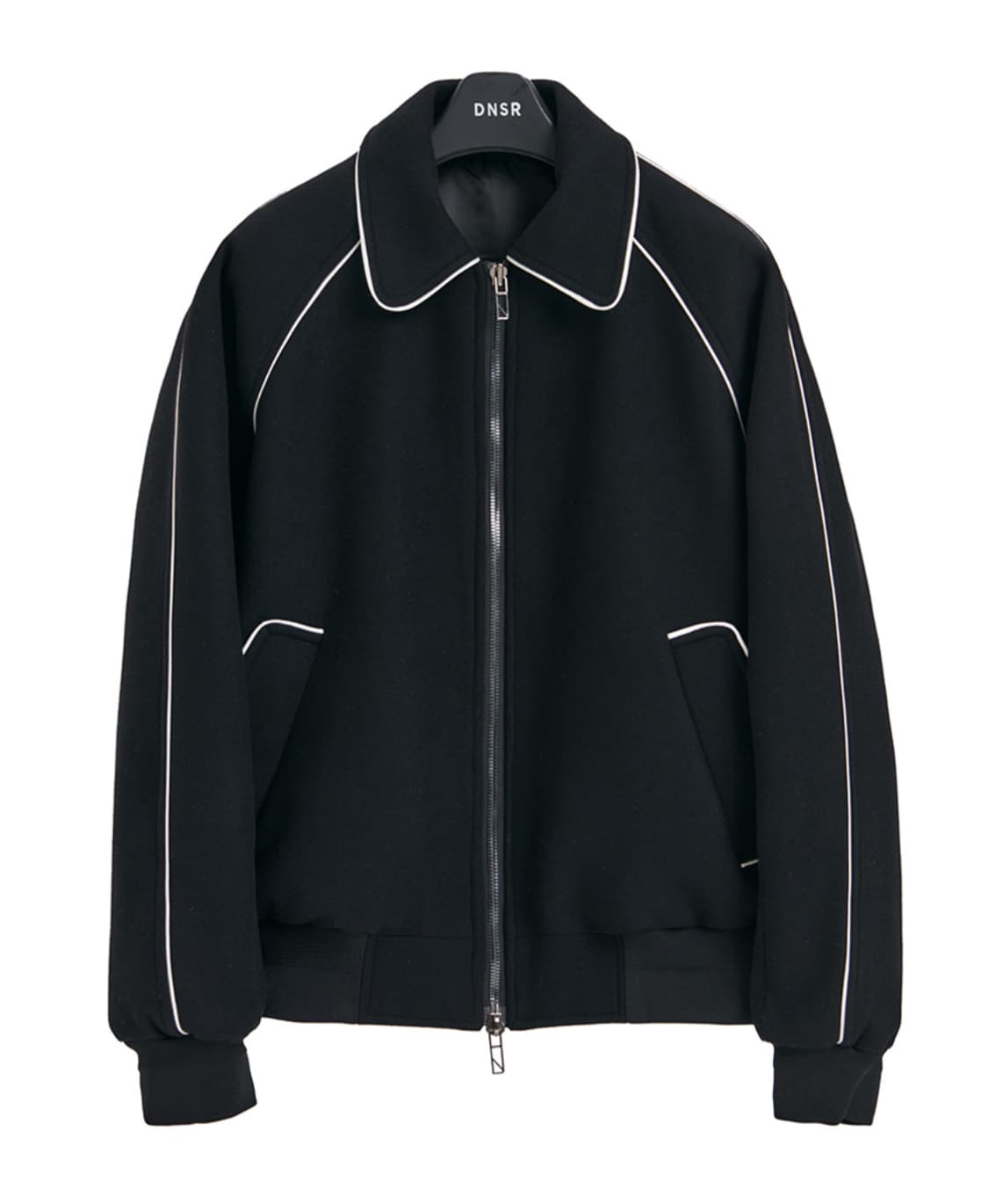 디앤에스알 라인 바시티 헤비 울 자켓 블랙 L 상품이미지3