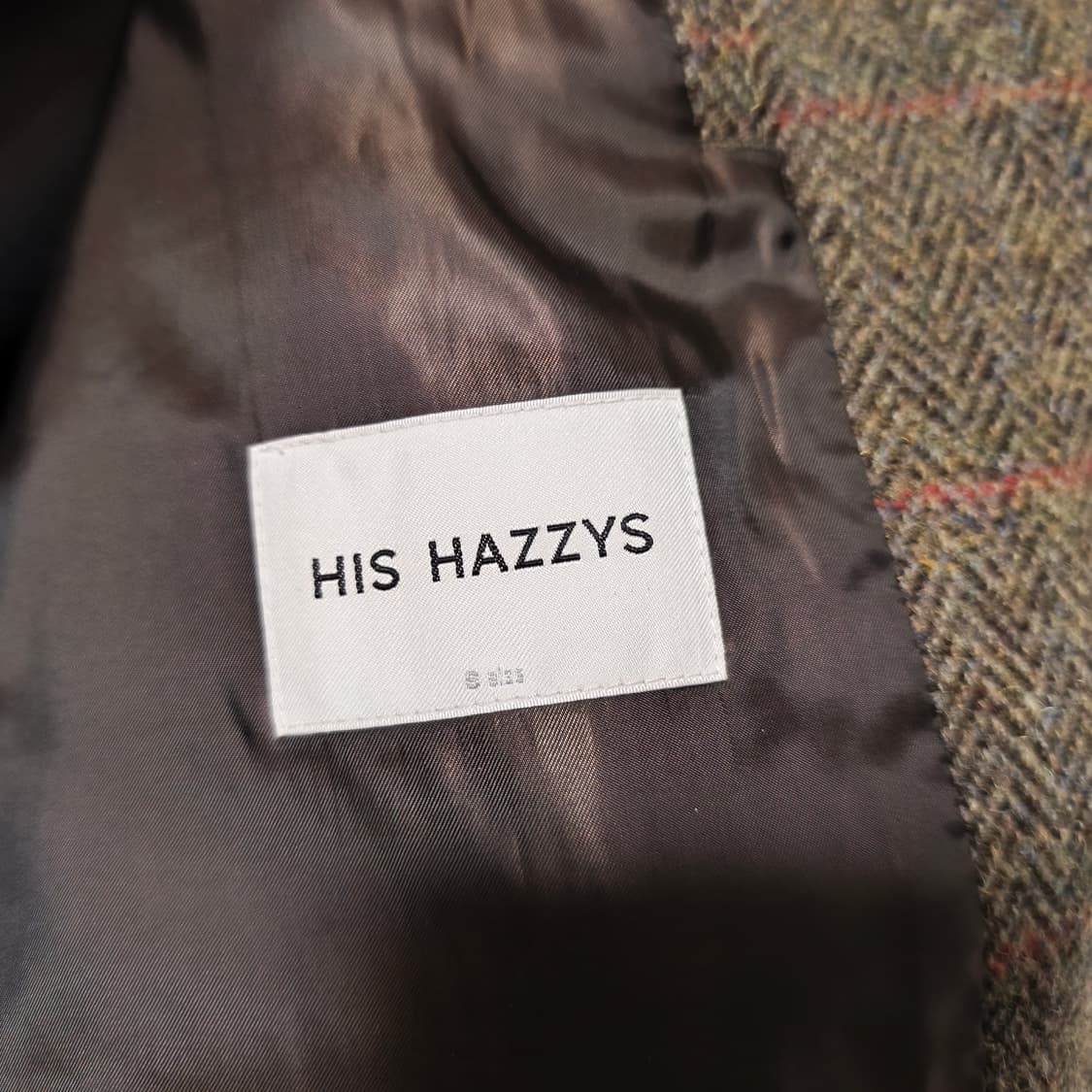 히스헤지스 해리스트위드 헤링본 자켓 상품이미지5