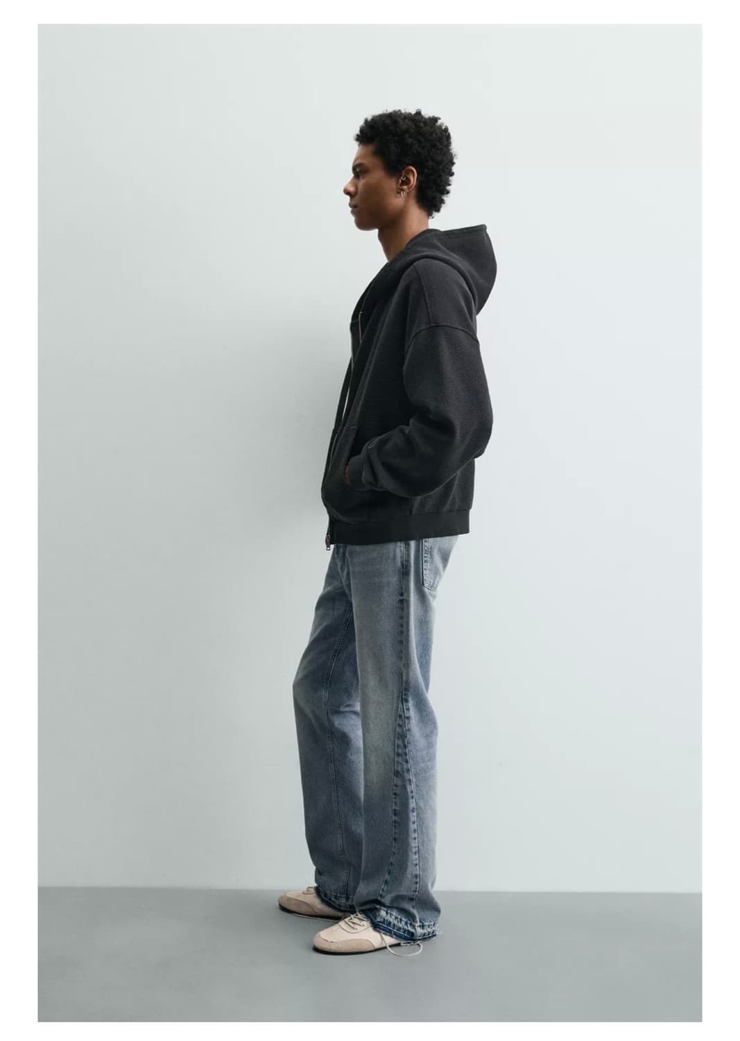 (새상품) 자라 니트 후드집업 상품이미지6