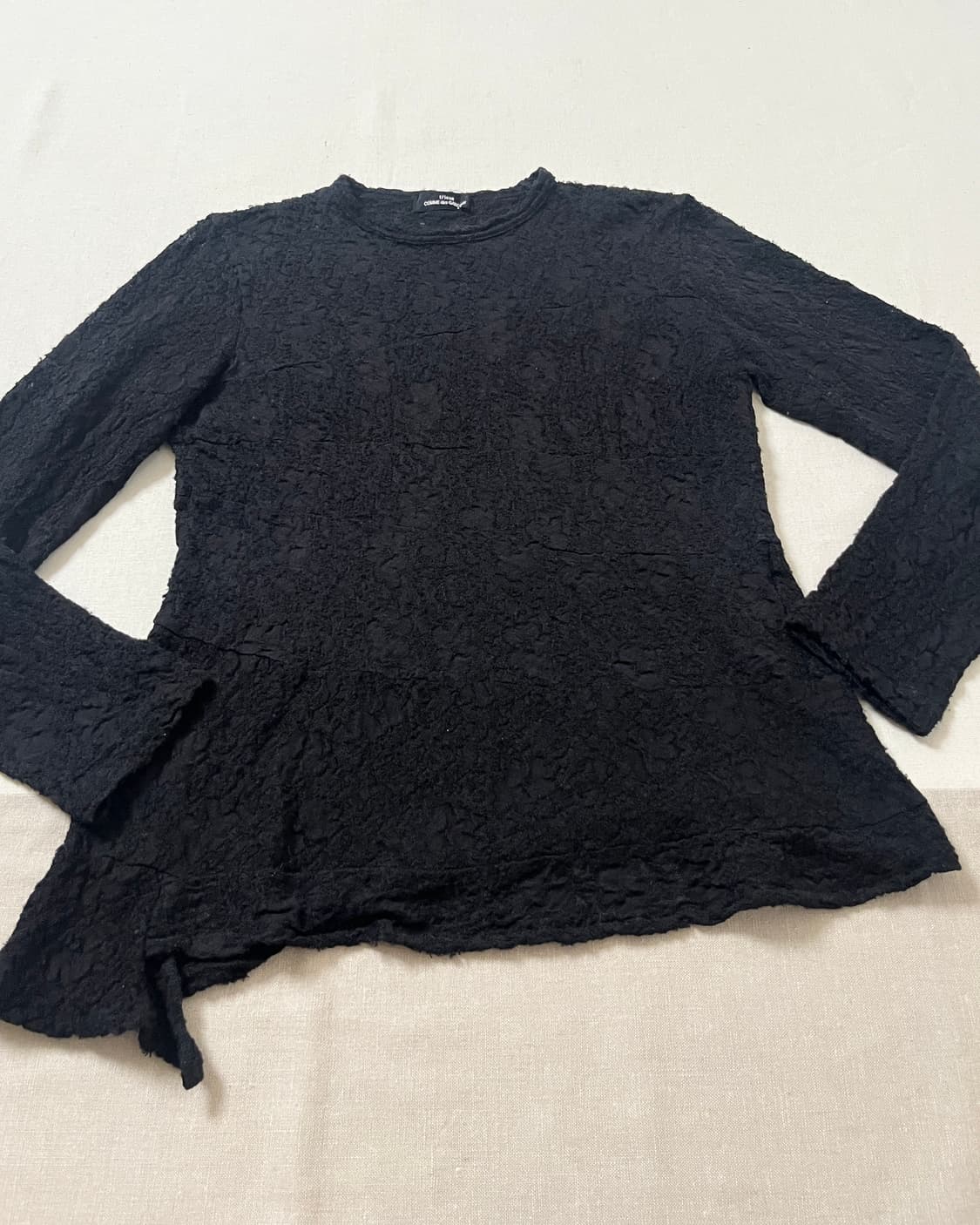 꼼데가르송 시스루 레이스 컷앤소 comme des garcons 니트 상품이미지3