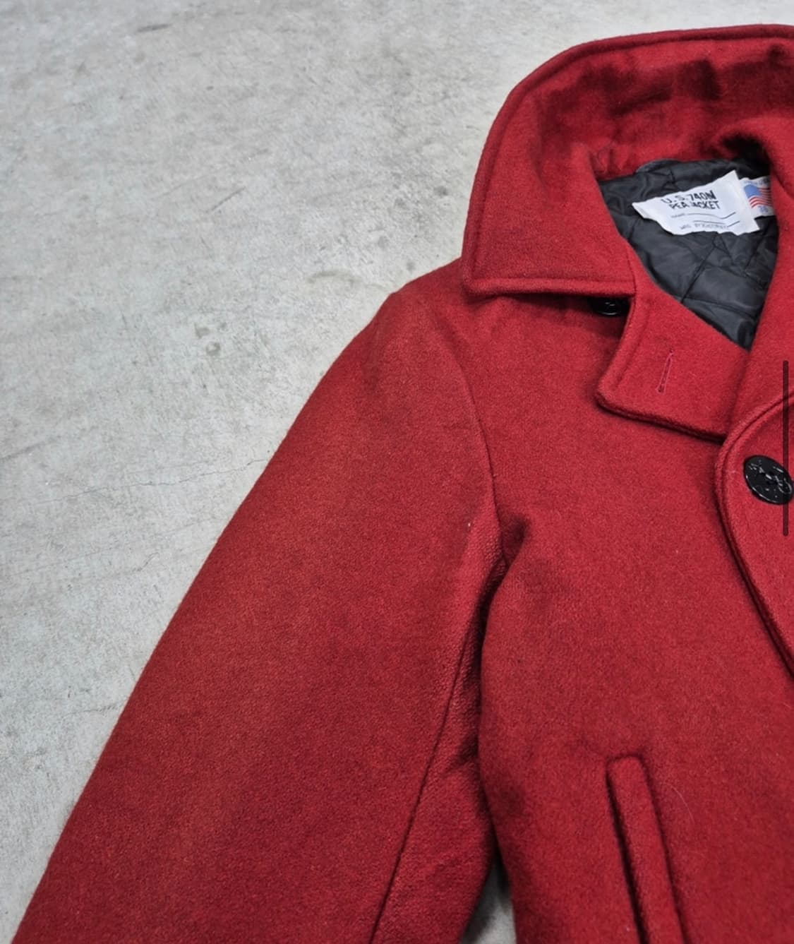 SCHOTT, 740N DOUBLE BREASTED PEA COAT (L 상품이미지6