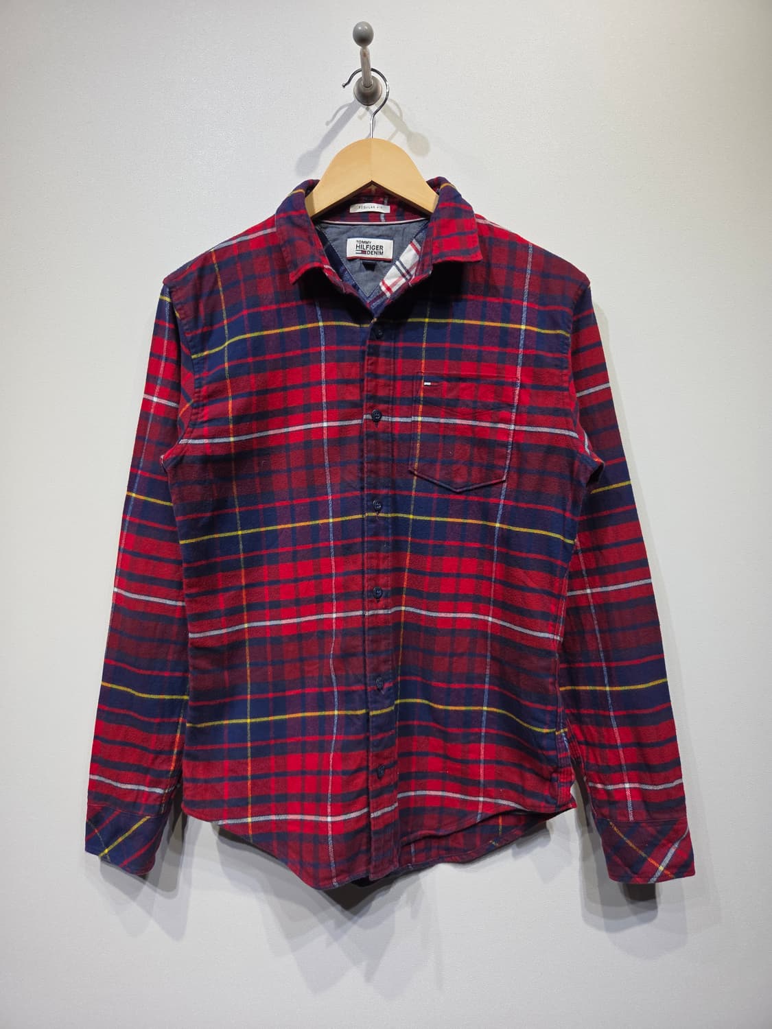 타미힐피거 데님 체크 겨울 긴팔 셔츠 상품이미지2