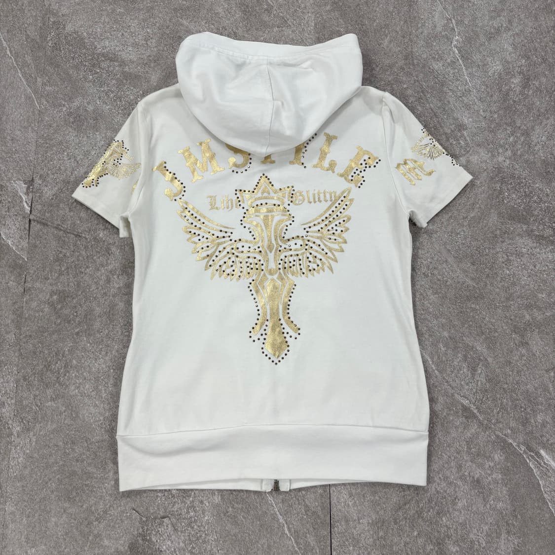 y2k punk Hooded zip-up 상품이미지4