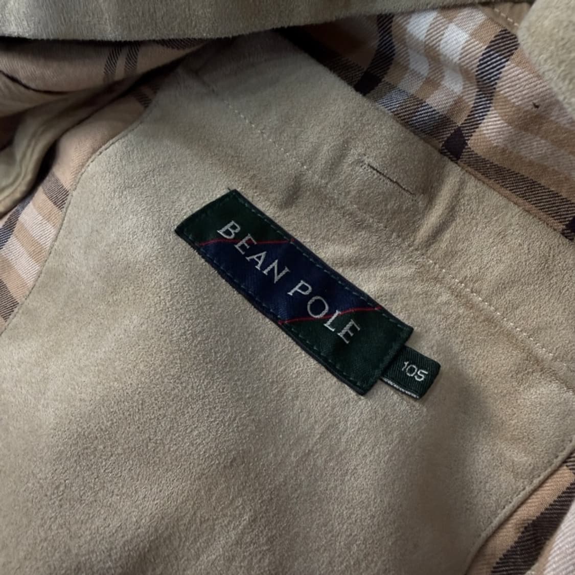 105 빈폴 스웨이드 블루종 자켓  상품이미지3