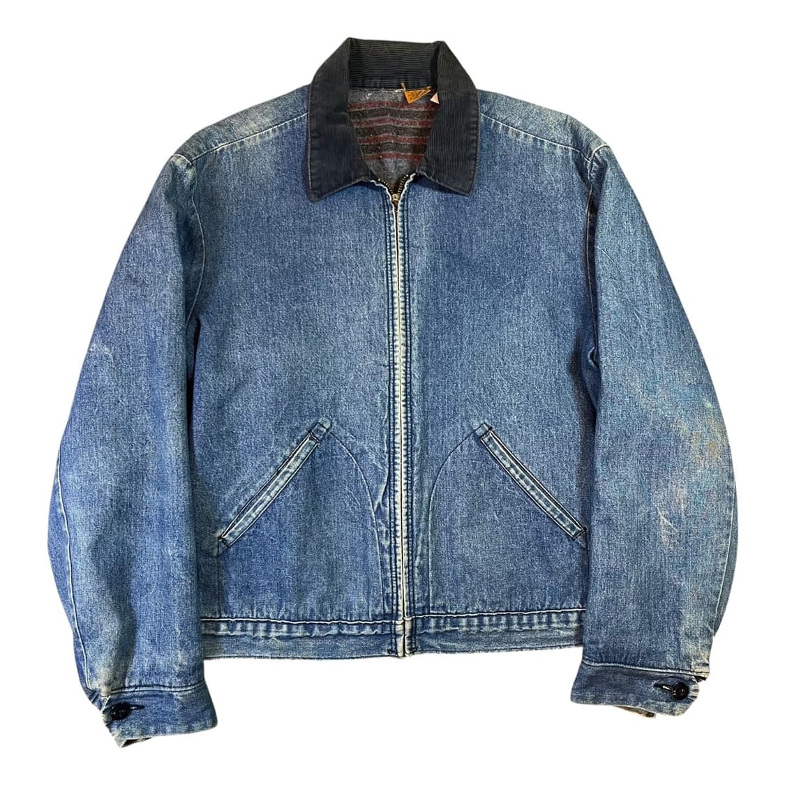 70s 랭글러 빅벤 데님 워크웨어 자켓 상품이미지2