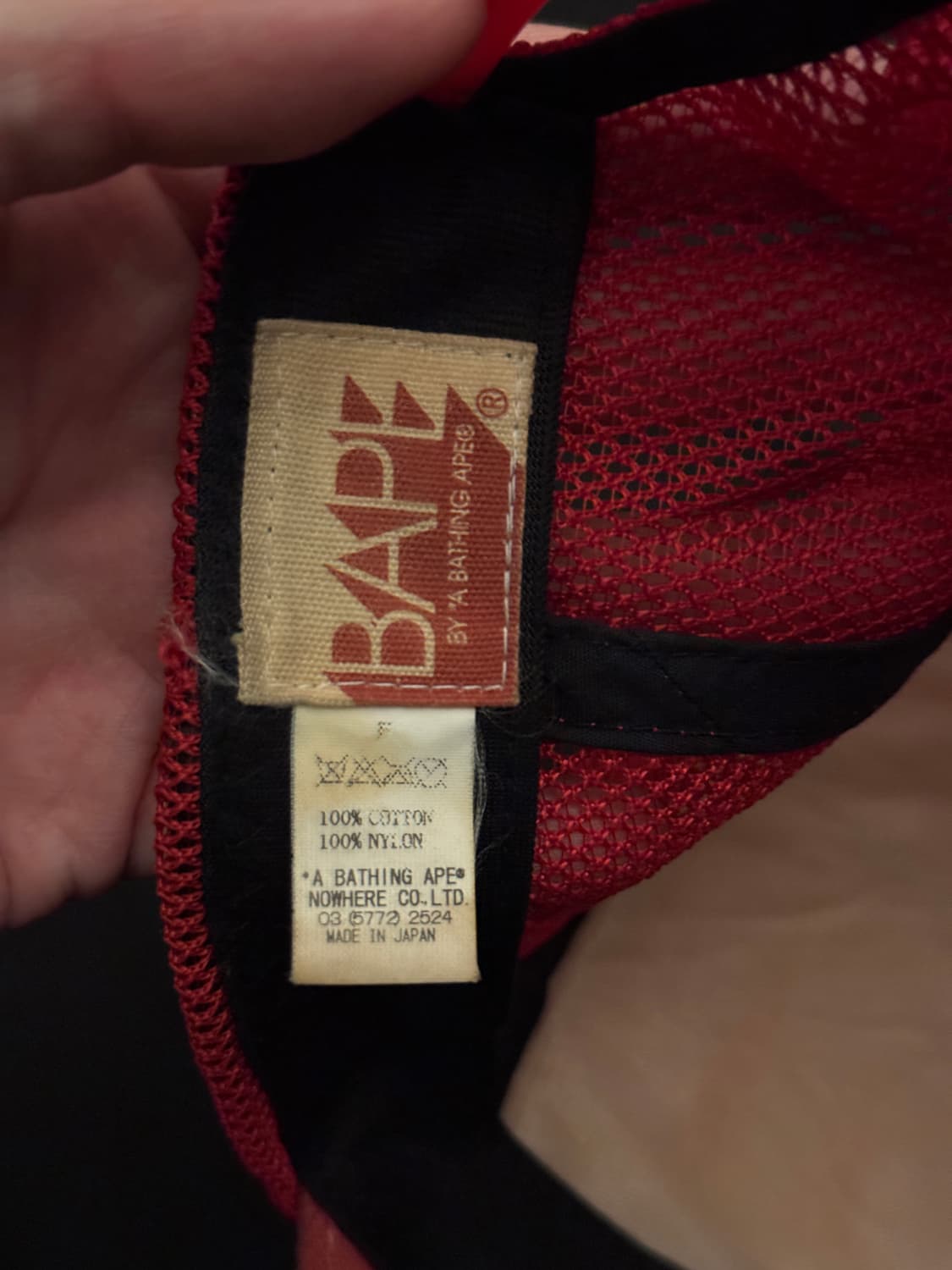 베이프 og 퍼스트 카모 트러커 매쉬캡 상품이미지6