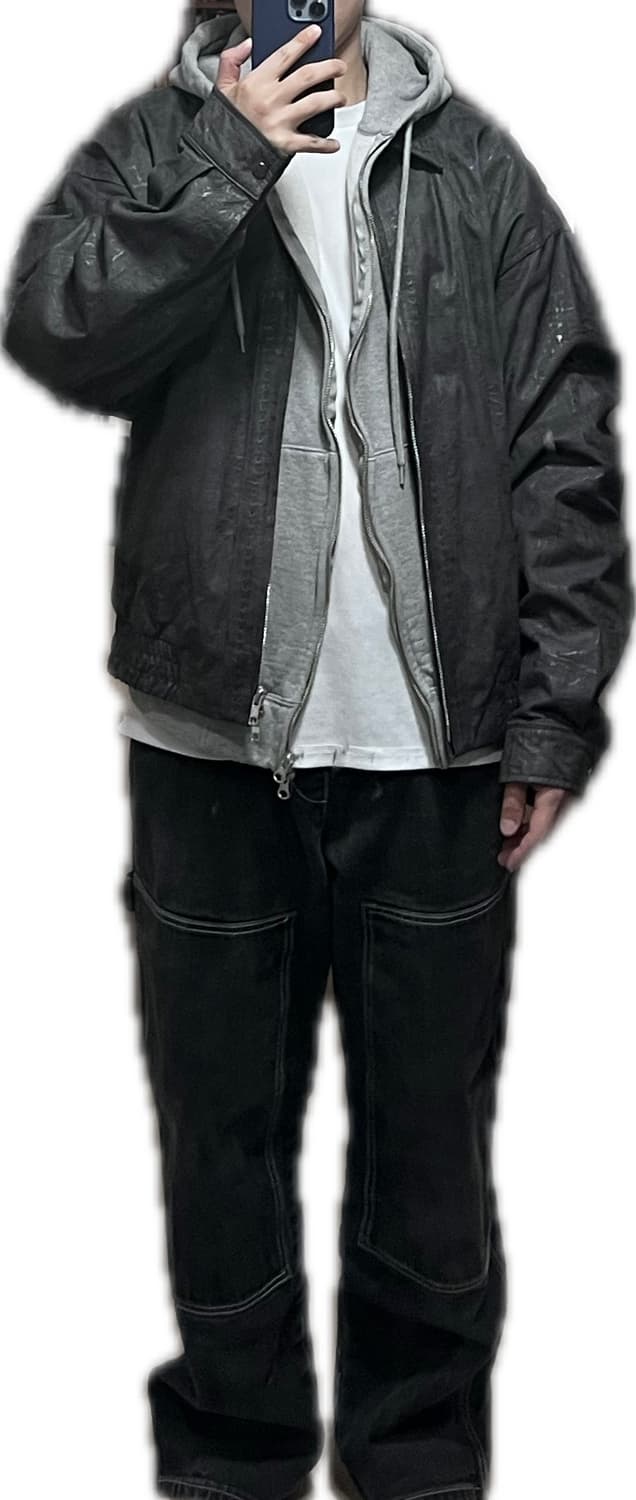 레더 블루종 상품이미지5