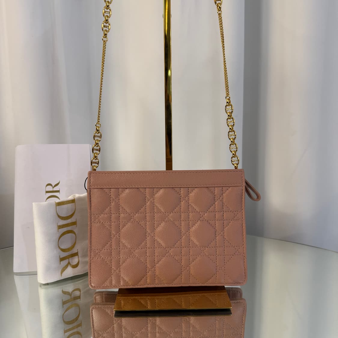 [정품] 디올 카로 체인 파우치 크로스백 상품이미지4