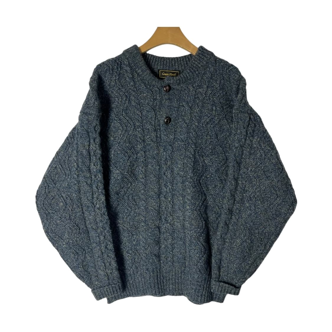 [Green hawk] 그린호크 헨리넥 울 니트 상품이미지1