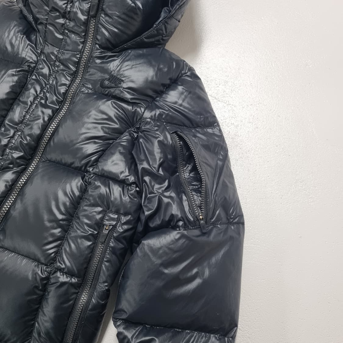 빈티지 나이키 크롭 봄버 패딩 - S 상품이미지6