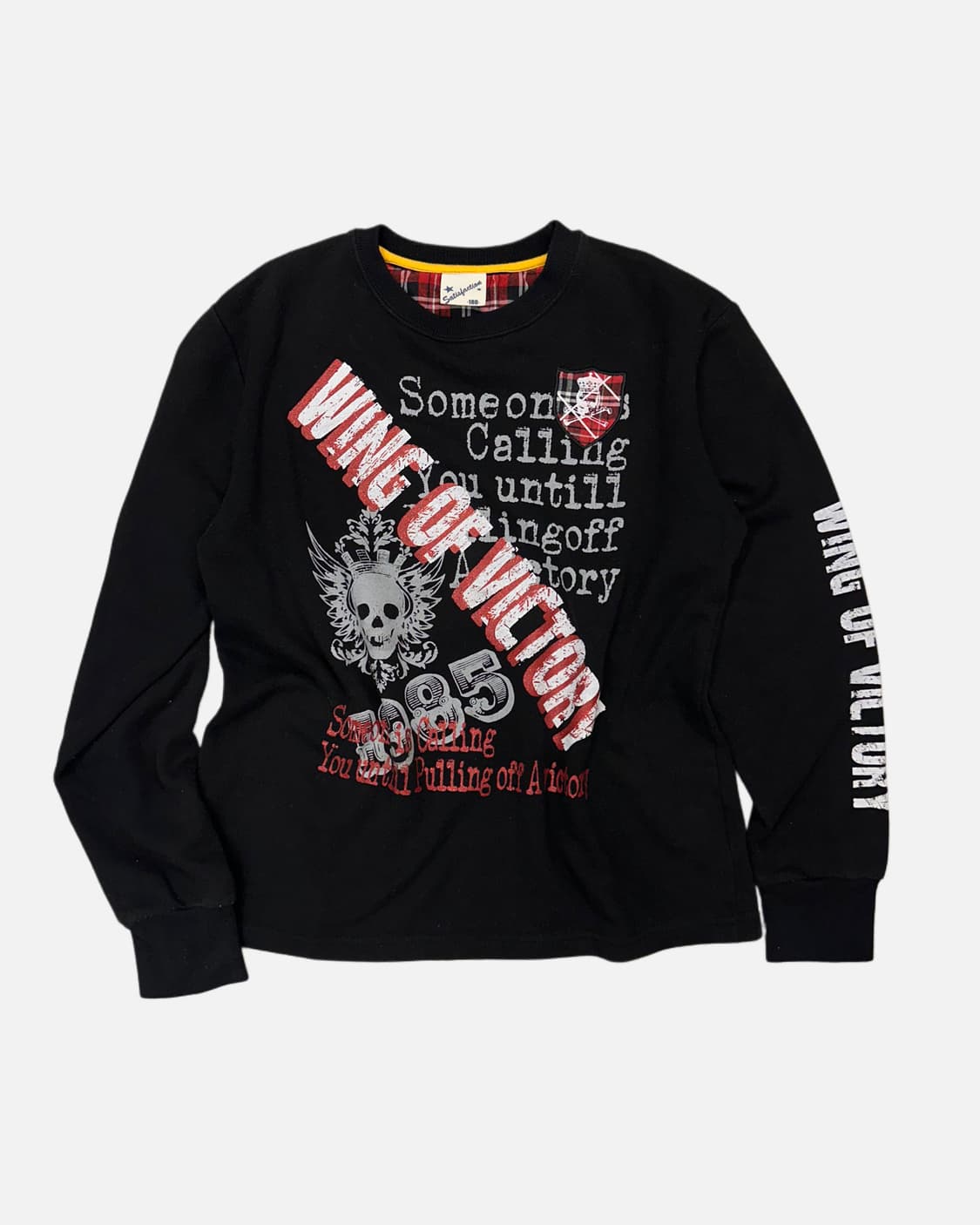 grunge skull lettering t-shirt 상품이미지1