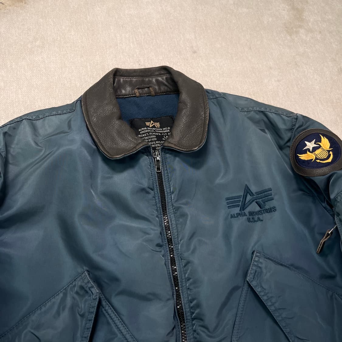 100 알파인더스트리 FLT-45F 항공자켓 상품이미지4