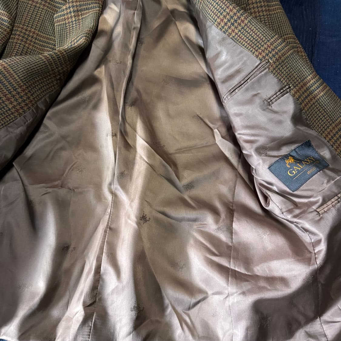 갤럭시 글렌 체크 울 자켓 103-105 상품이미지4