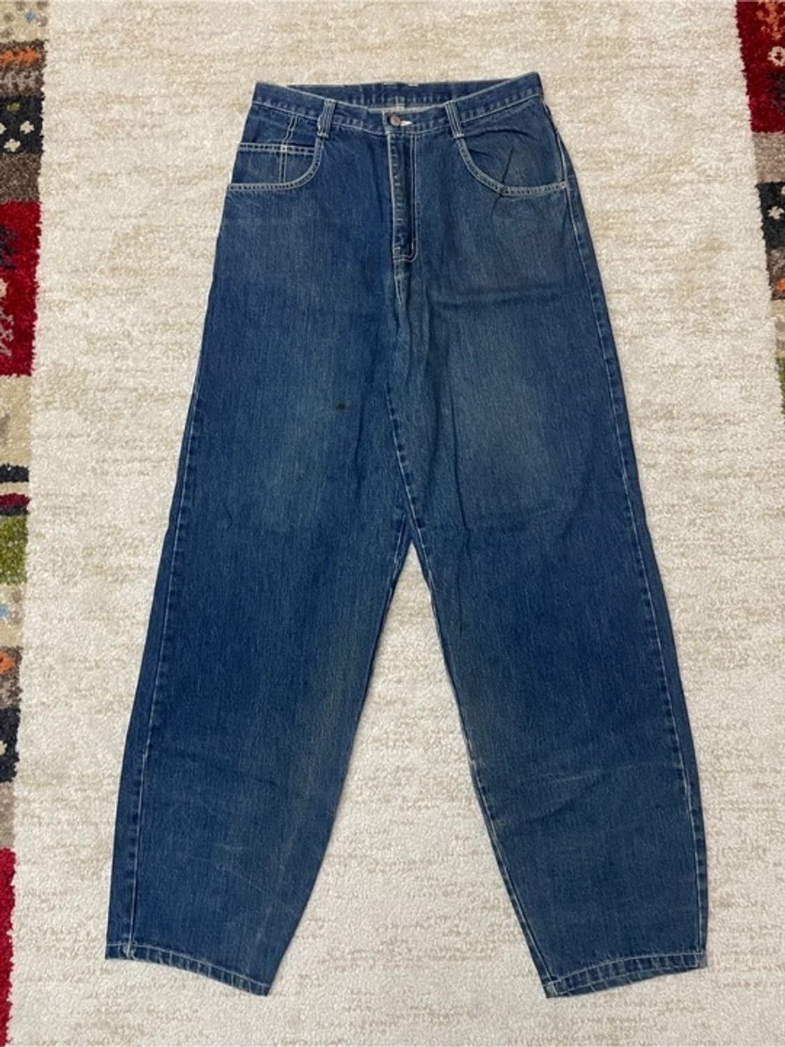 [34] 00s 타미힐피거 백포켓 빅로고 루즈 배기 진 데님 팬츠 상품이미지1