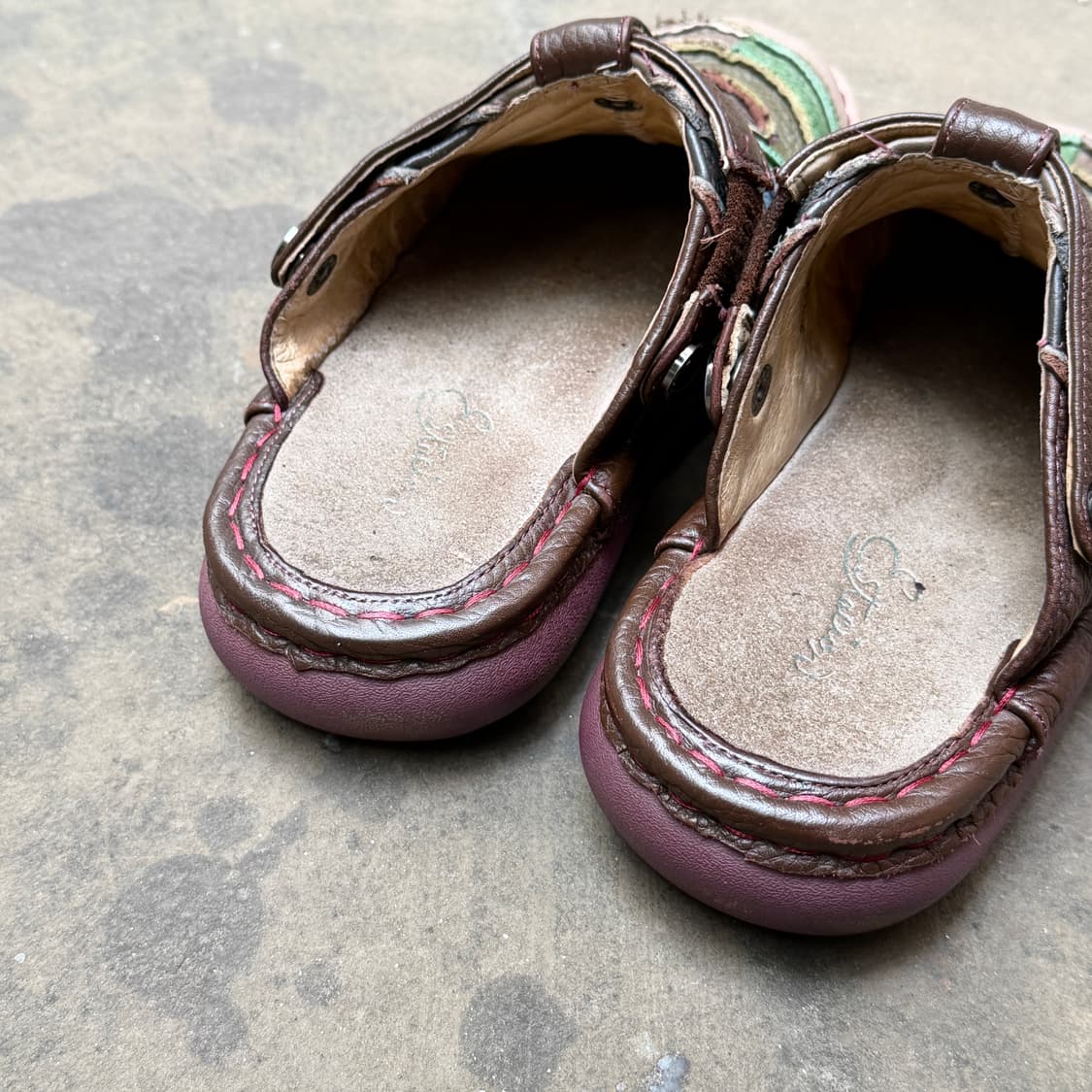 estacion 레더 구루구루 사보 클로그 샌들 상품이미지7