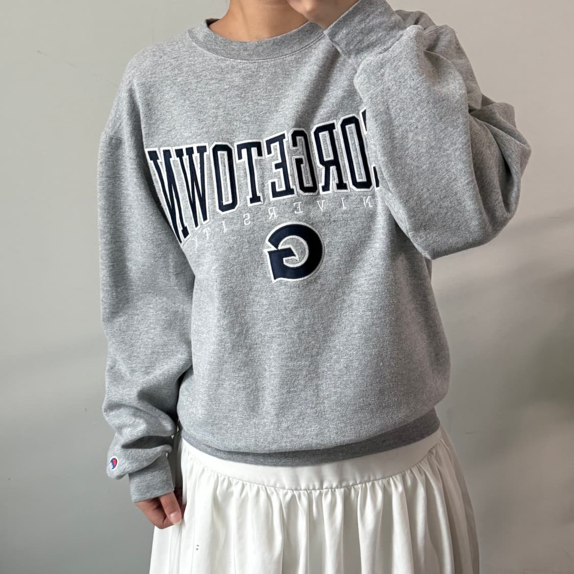 [M] 챔피온 그레이 스웻셔츠 상품이미지1