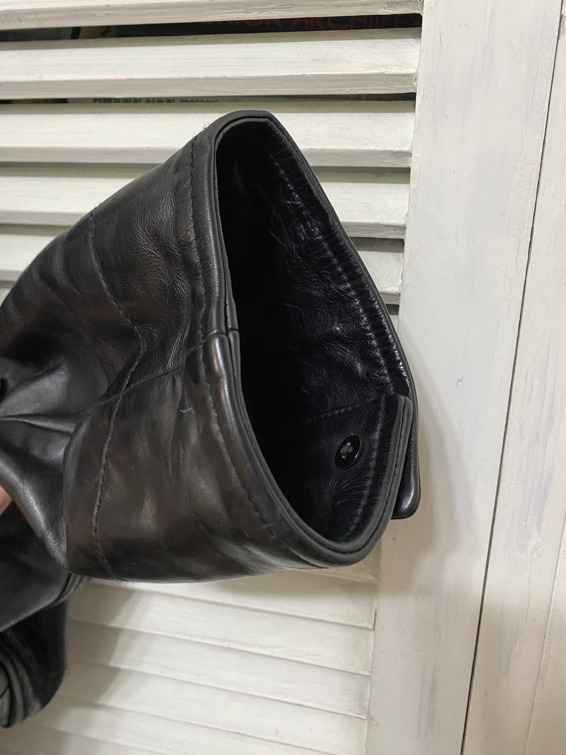 올드갭 레더 카코트 상품이미지5