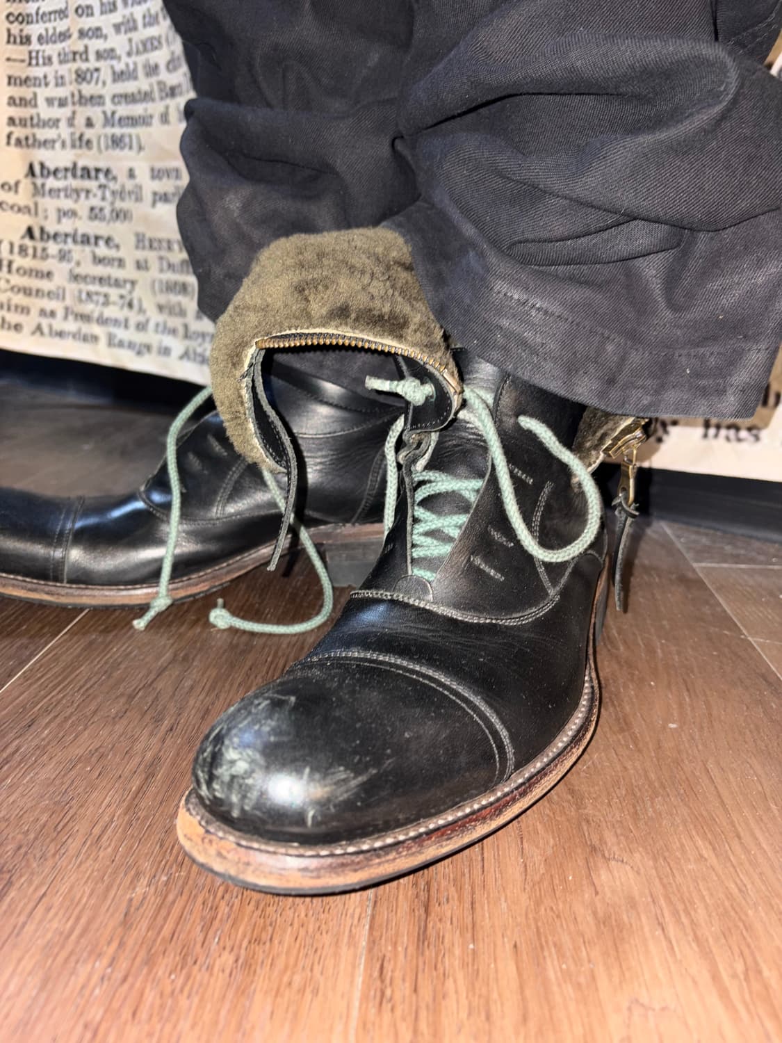 Alfredo bannister high fur boots 상품이미지7