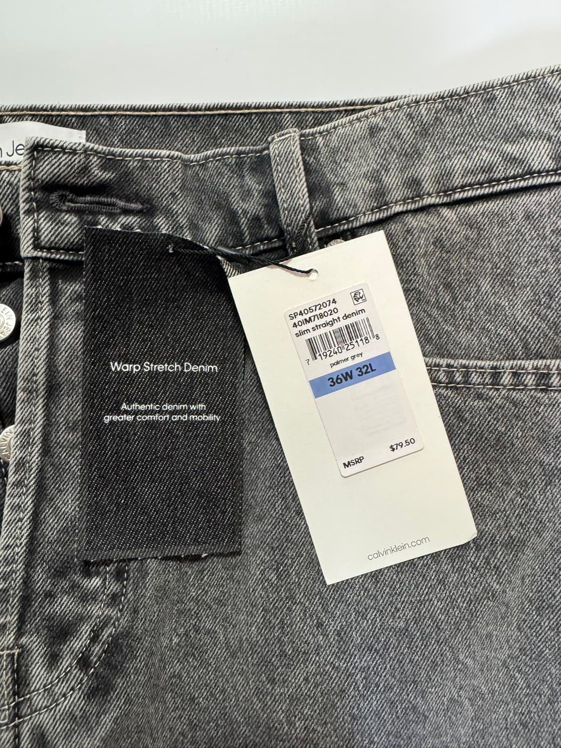 (새택)캘빈클라인 데님 팬츠(36사이즈) 상품이미지3