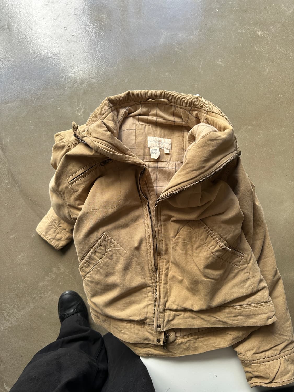 아메리칸 빈티지 워크 코튼 블루종 자켓 상품이미지4