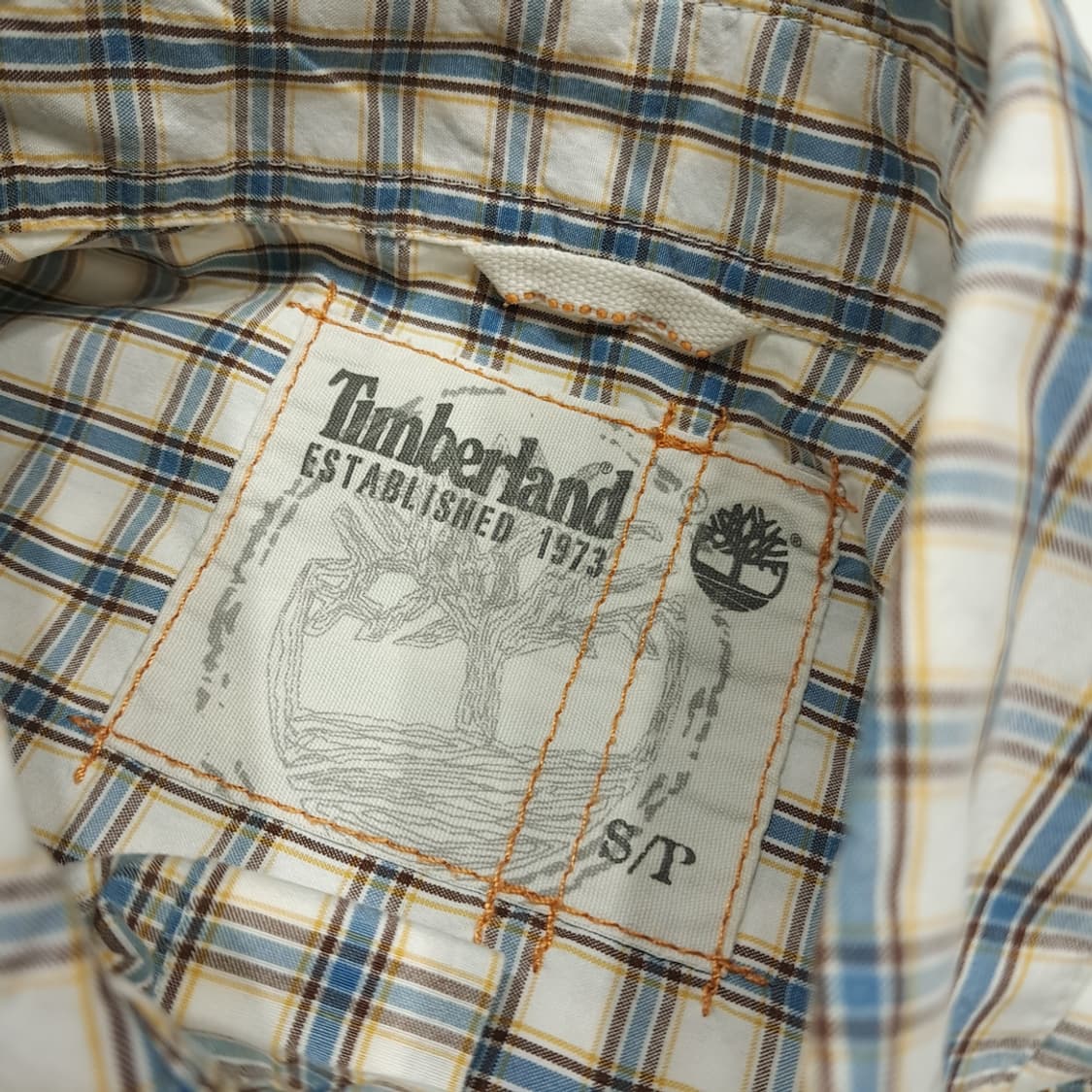 CL968 S 팀버랜드 블루 멀티 윈도우페인 셔츠 남방 상품이미지3