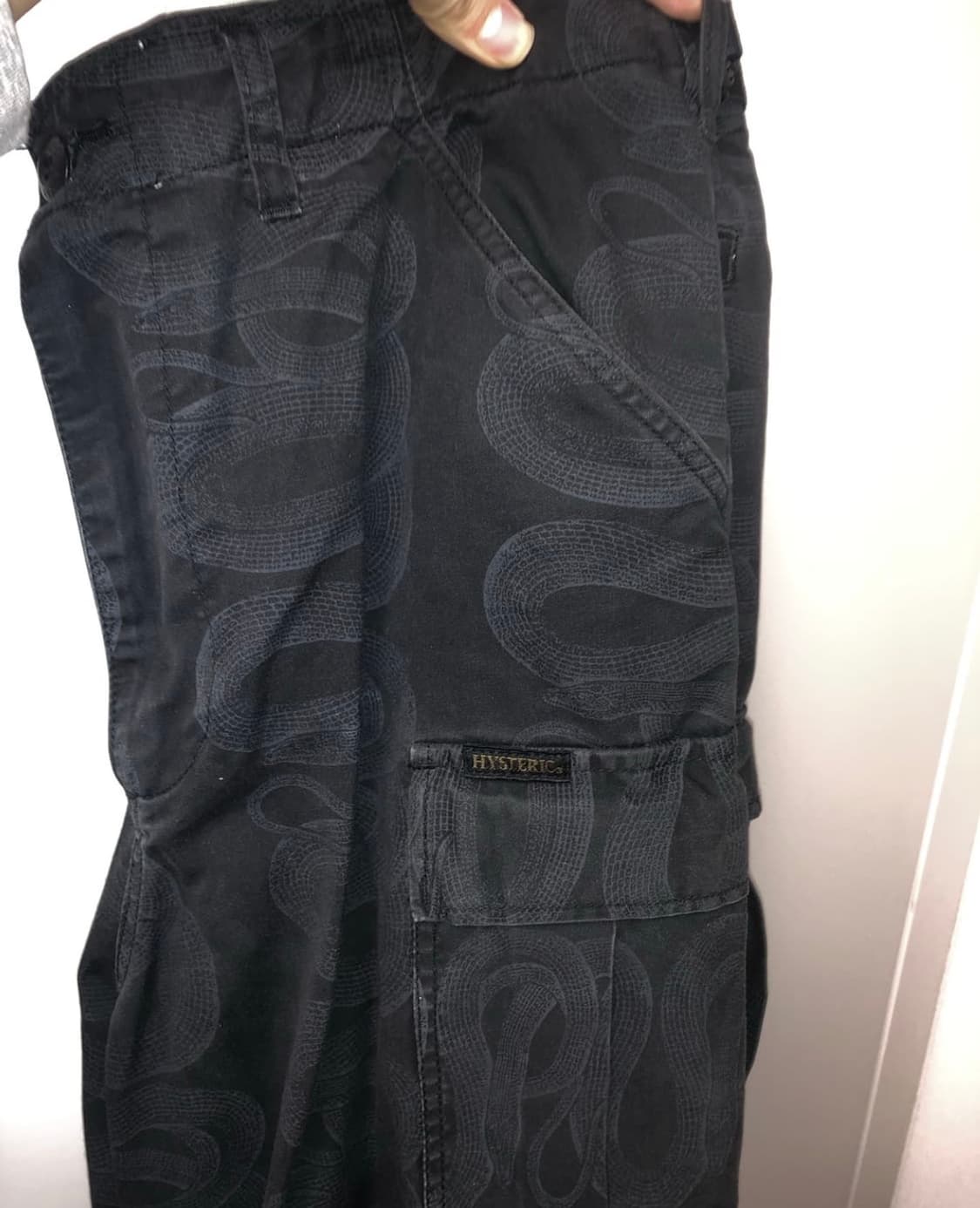 히스테릭글래머 스네이크 와이드 팬츠 상품이미지5