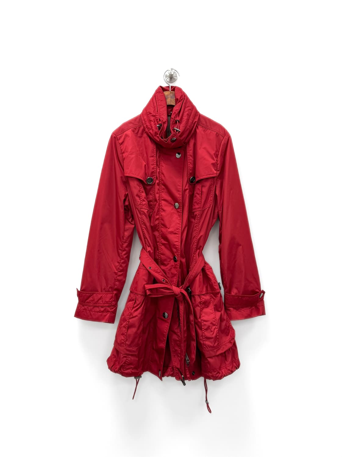 버버리 나일론 하이넥 벨티드 파카 코트 상품이미지1