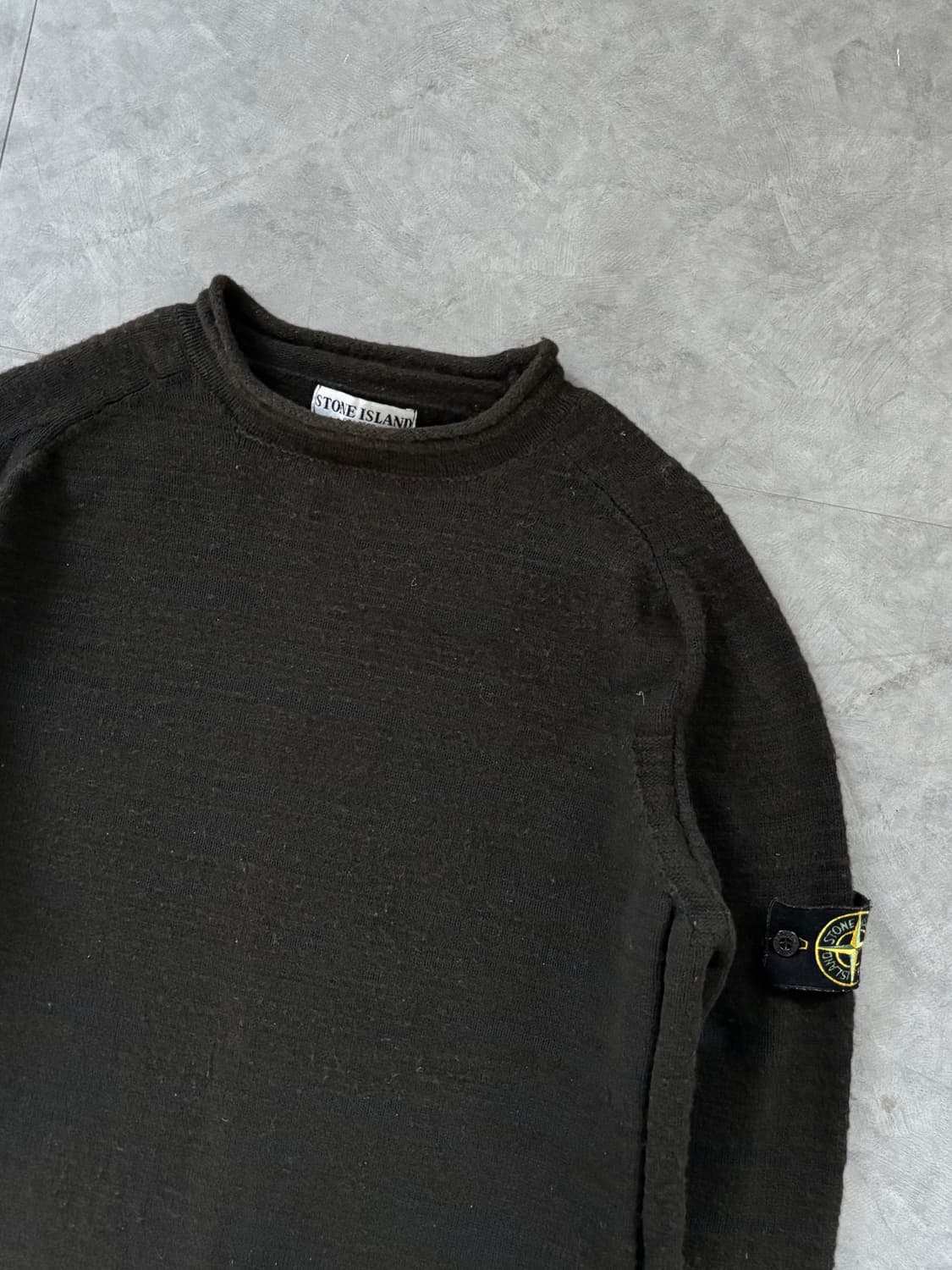 Stone-Island 스톤아일랜드 90‘s 와펜 울 니트 상품이미지2