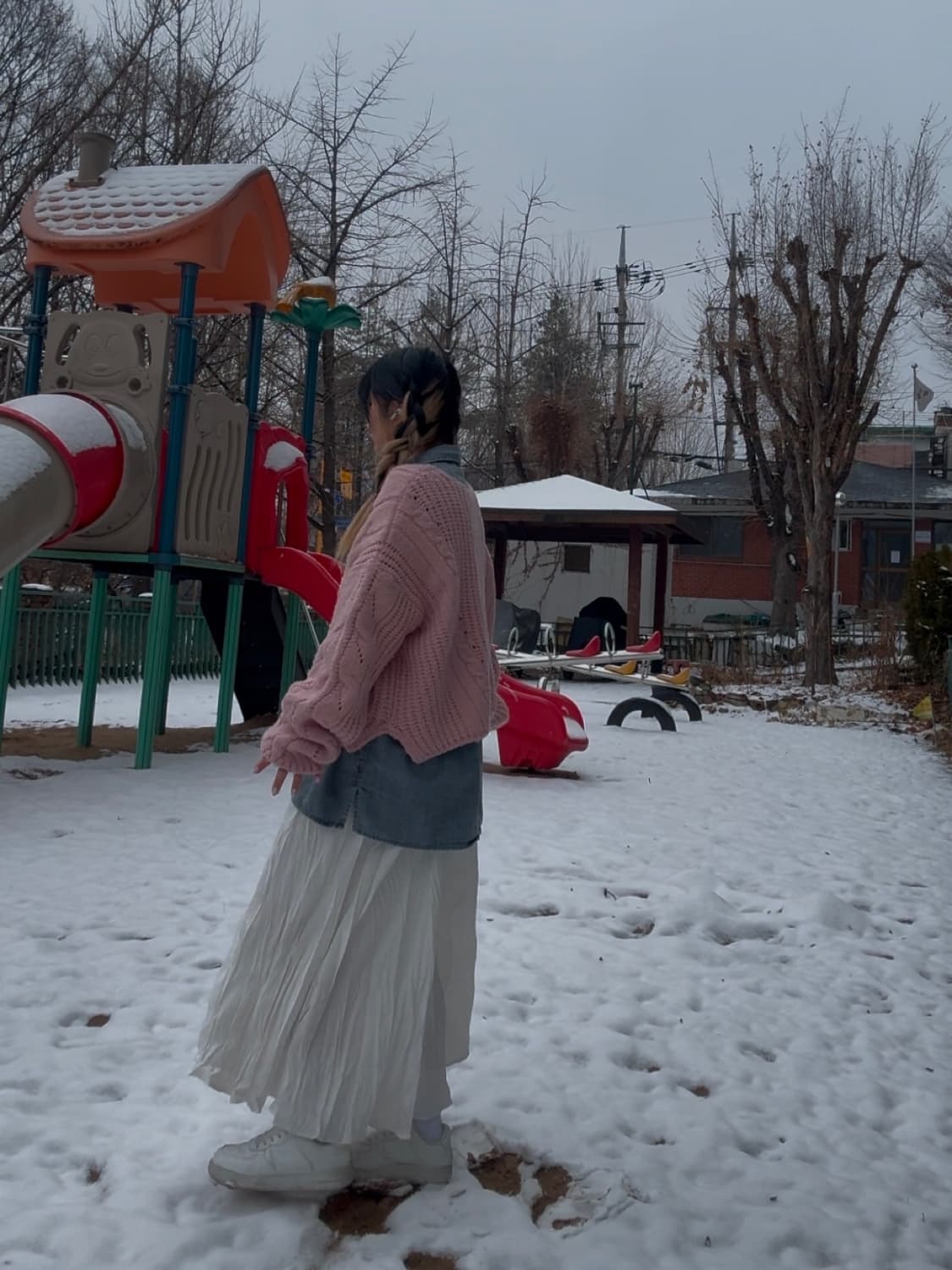 브이넥 니트 상품이미지2