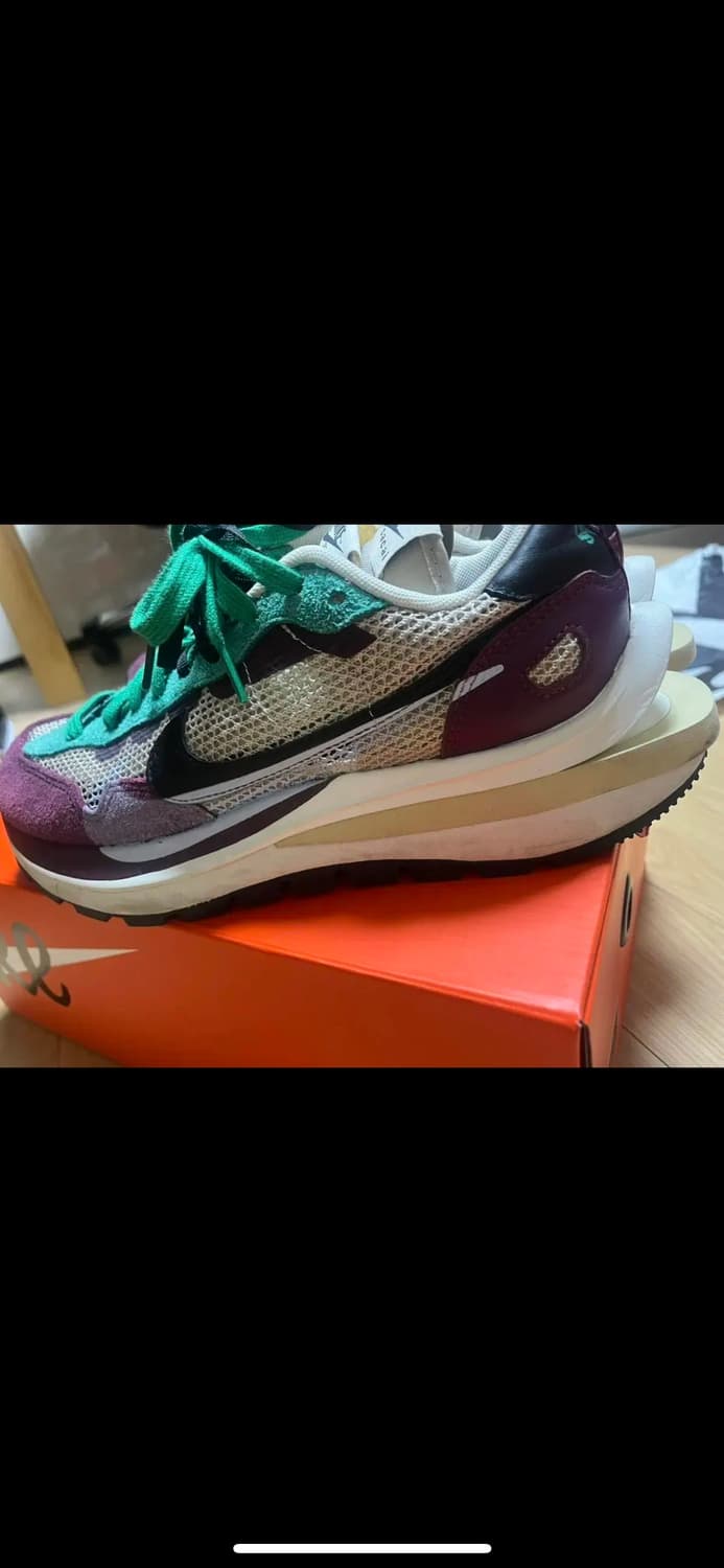 (풀박) 나이키 베이퍼 사카이와플 265 빌런레드 팝니다. 상품이미지6