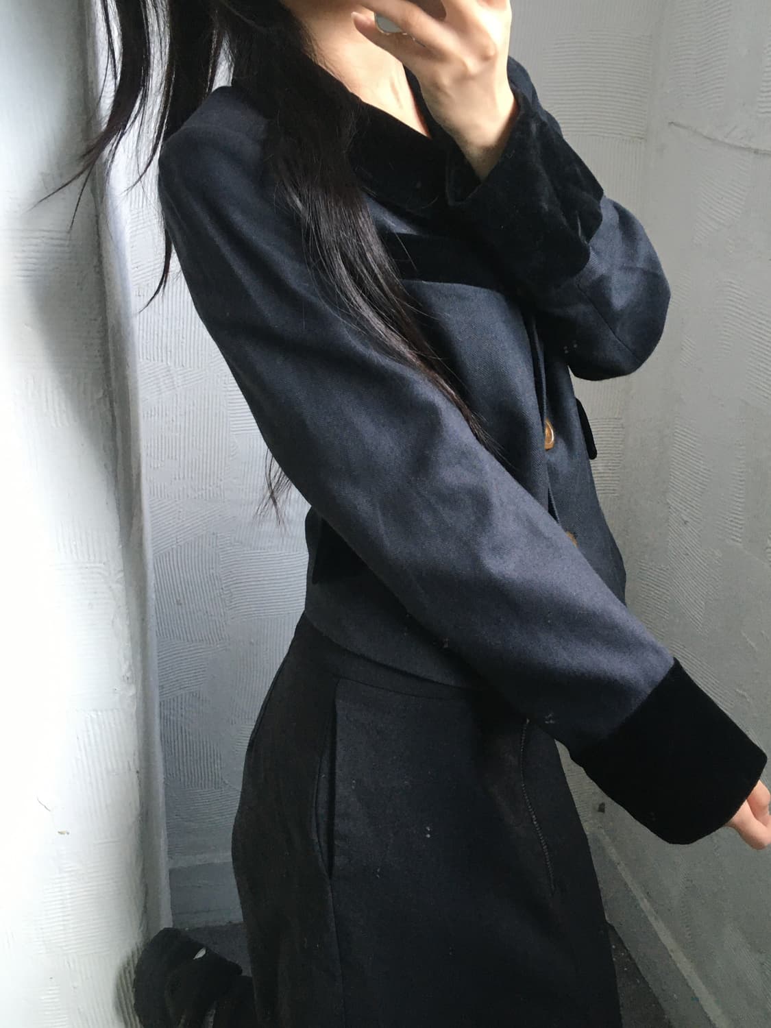 Vivienne Westwood 비비안웨스트우드 레드라벨 블랙 울 자켓 상품이미지4