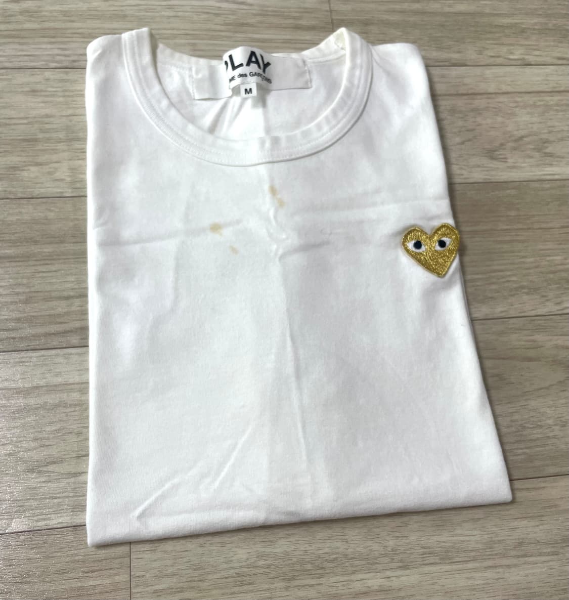 comme des garcons gold t-shirt 상품이미지1