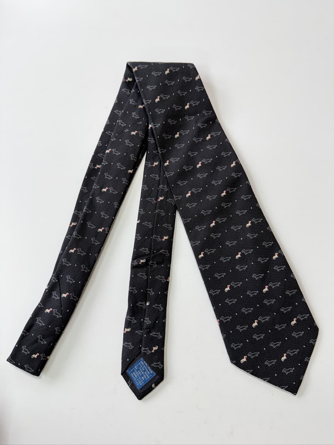 브릭하우스(BRICK HOUSE) 패턴 실크 넥타이 9cm 상품이미지1