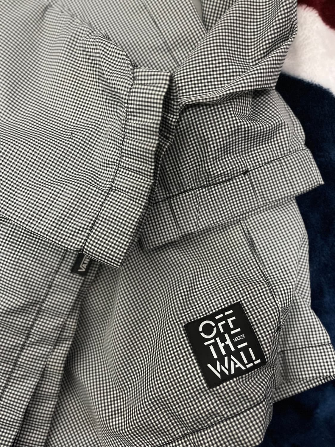 반스 체크 바람막이 100~105 상품이미지3