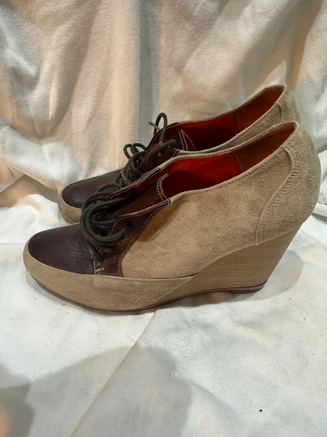 보야지트웰브 스웨이드 웨지힐 부티 부츠 230 상품이미지1