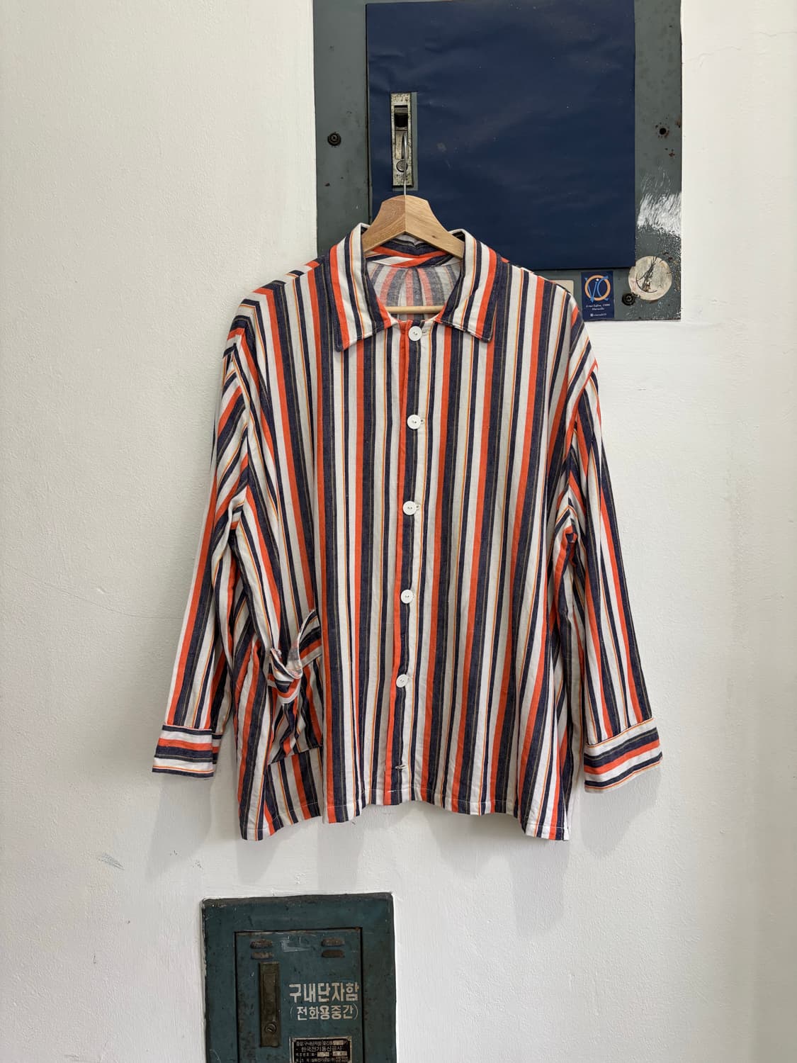 VTG Multi Stripe Euro Work Shirt 상품이미지1