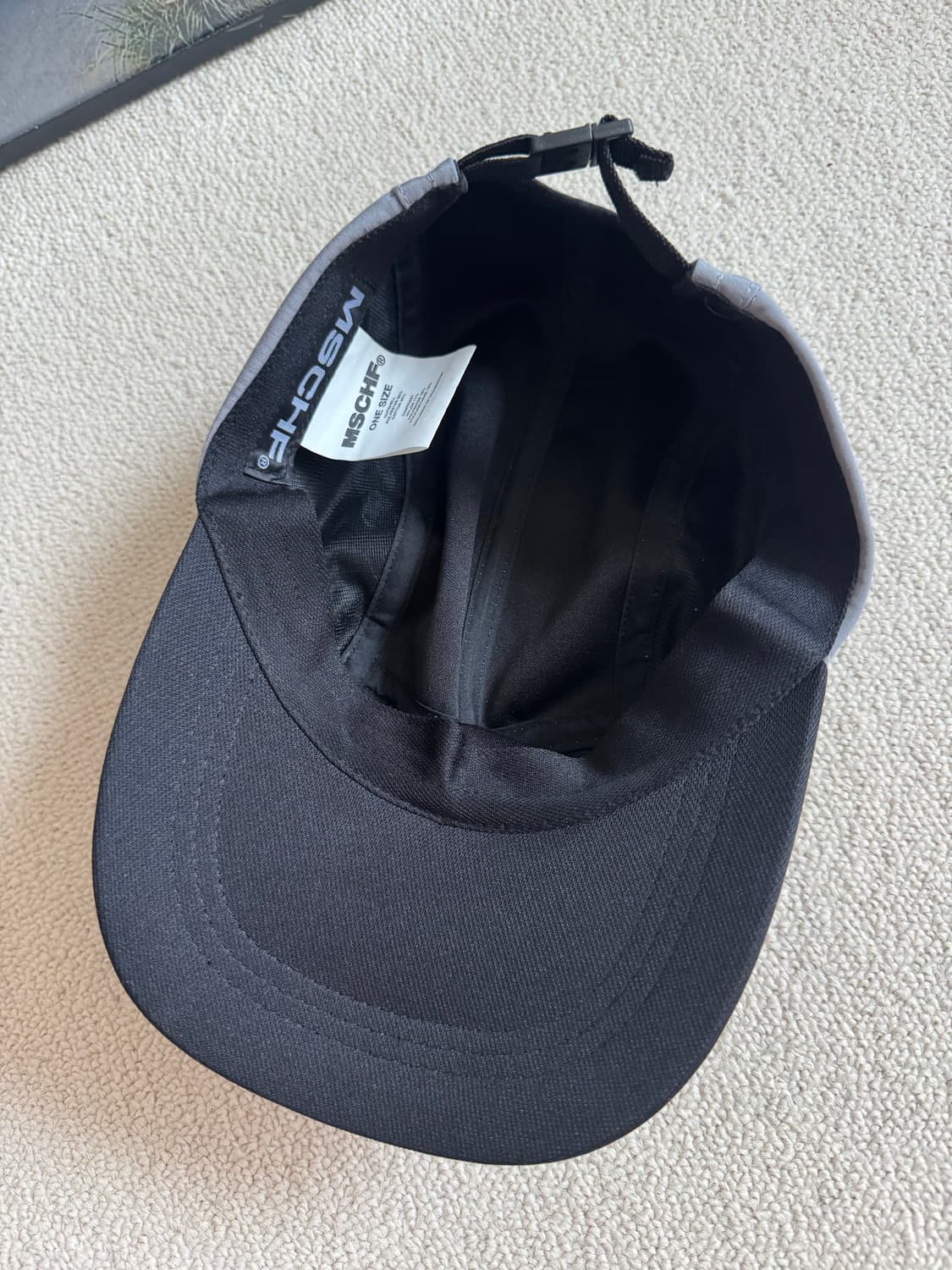 미스치프 롬버스 러닝 캡 그레이 상품이미지4