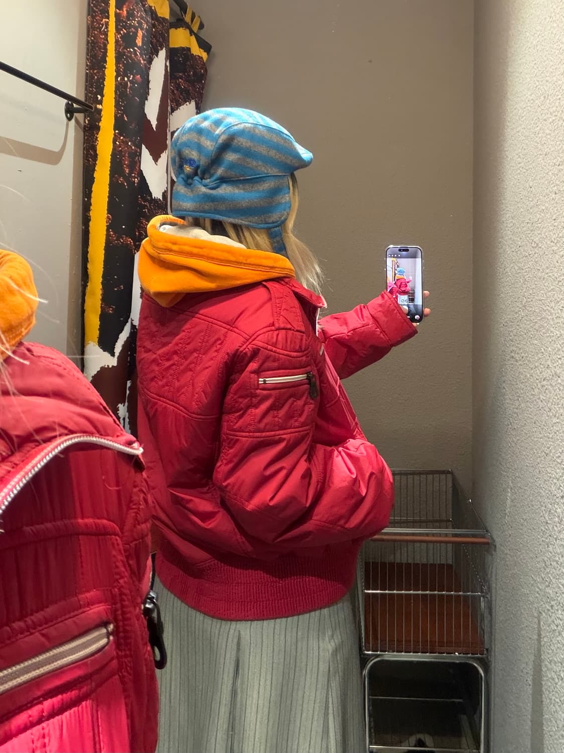 디젤 지퍼 디테일 패딩 상품이미지3