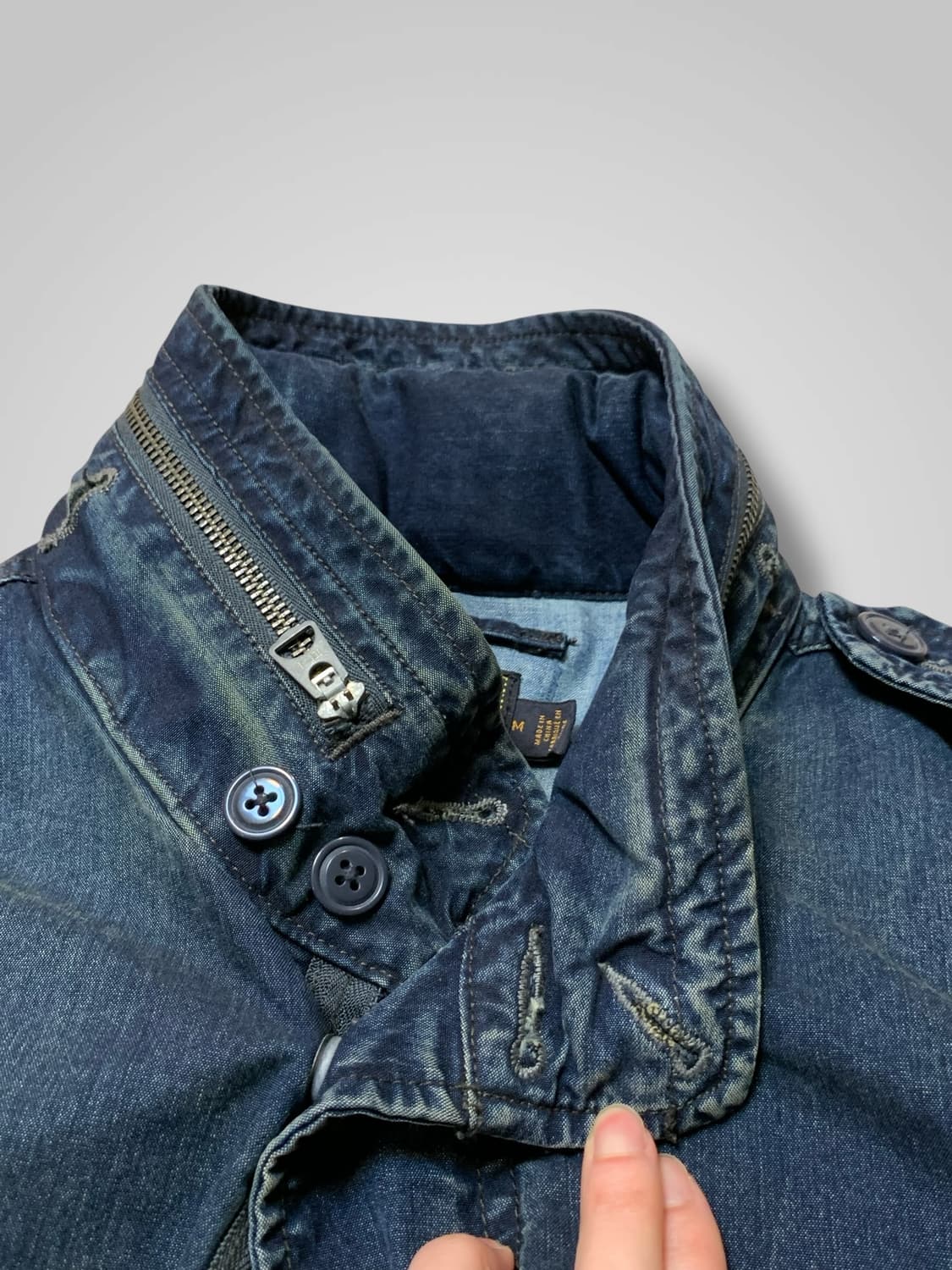 [M]폴로 U.S RL 데님 m65 필드자켓 상품이미지7