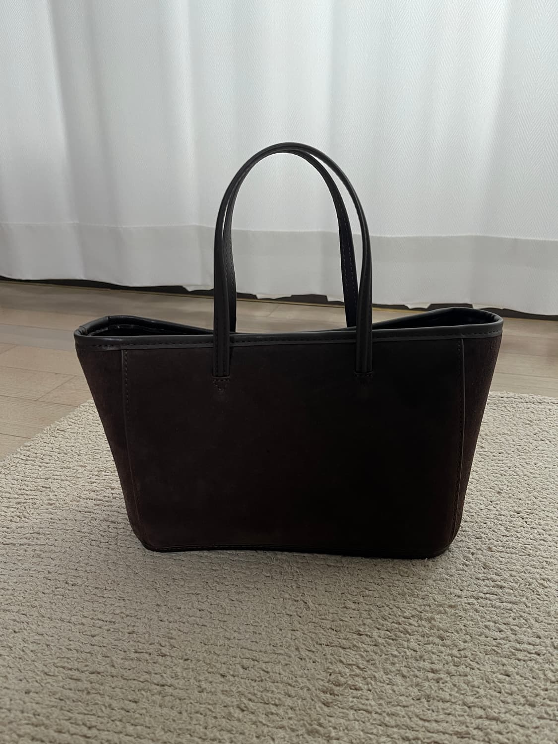 낫띵리튼st Ain suede tote bag (Brown) 상품이미지3