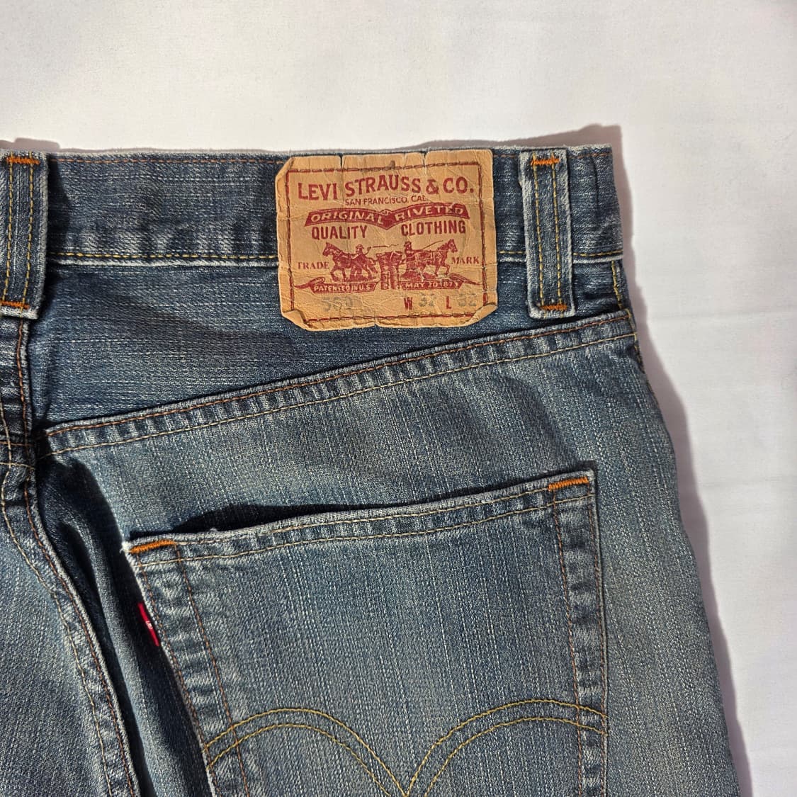 [W32L32]00s 리바이스 569 루즈 스트레이트핏 데님 팬츠 상품이미지7