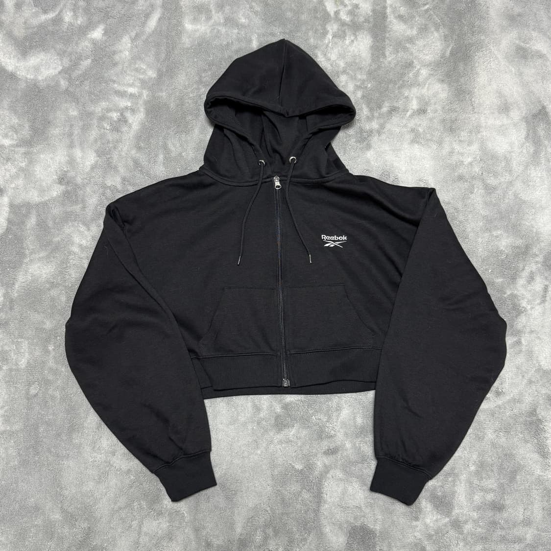 리복 크롭 후드집업 상품이미지1