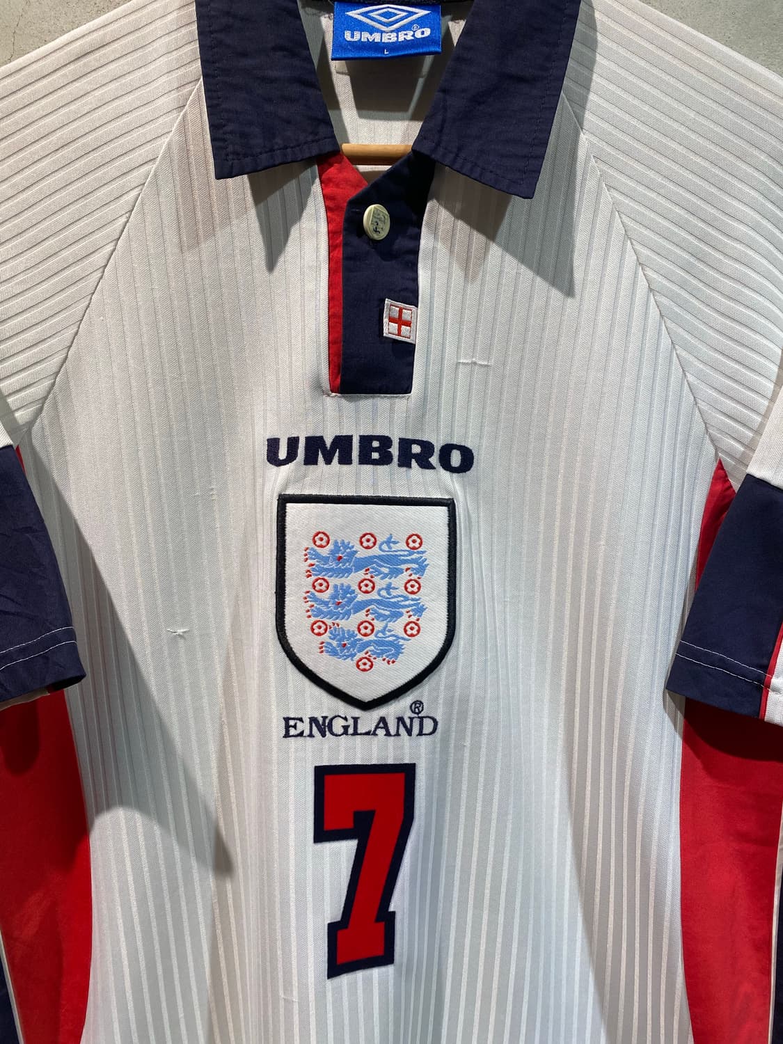 97-99 잉글랜드 국가대표 베컴 홈 유니폼 상품이미지3