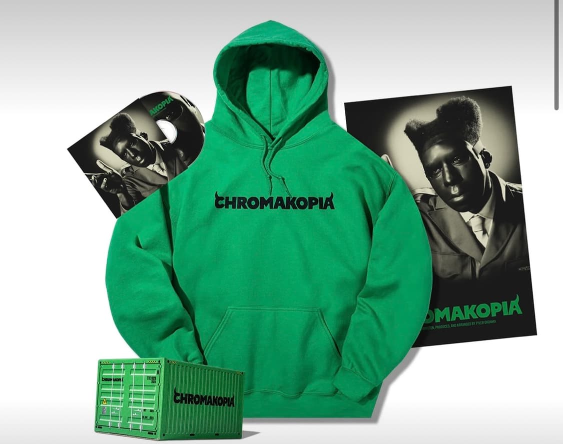 Chromakopia 그린 후드티 L box set 상품이미지1