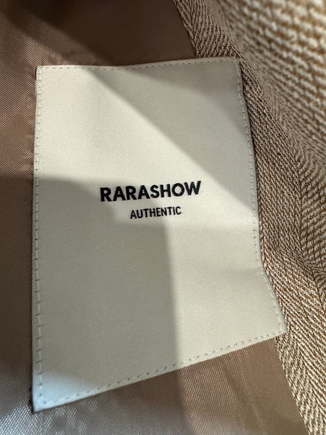 RaRashow 라라쇼 헤링본 린넨 자켓 상품이미지2