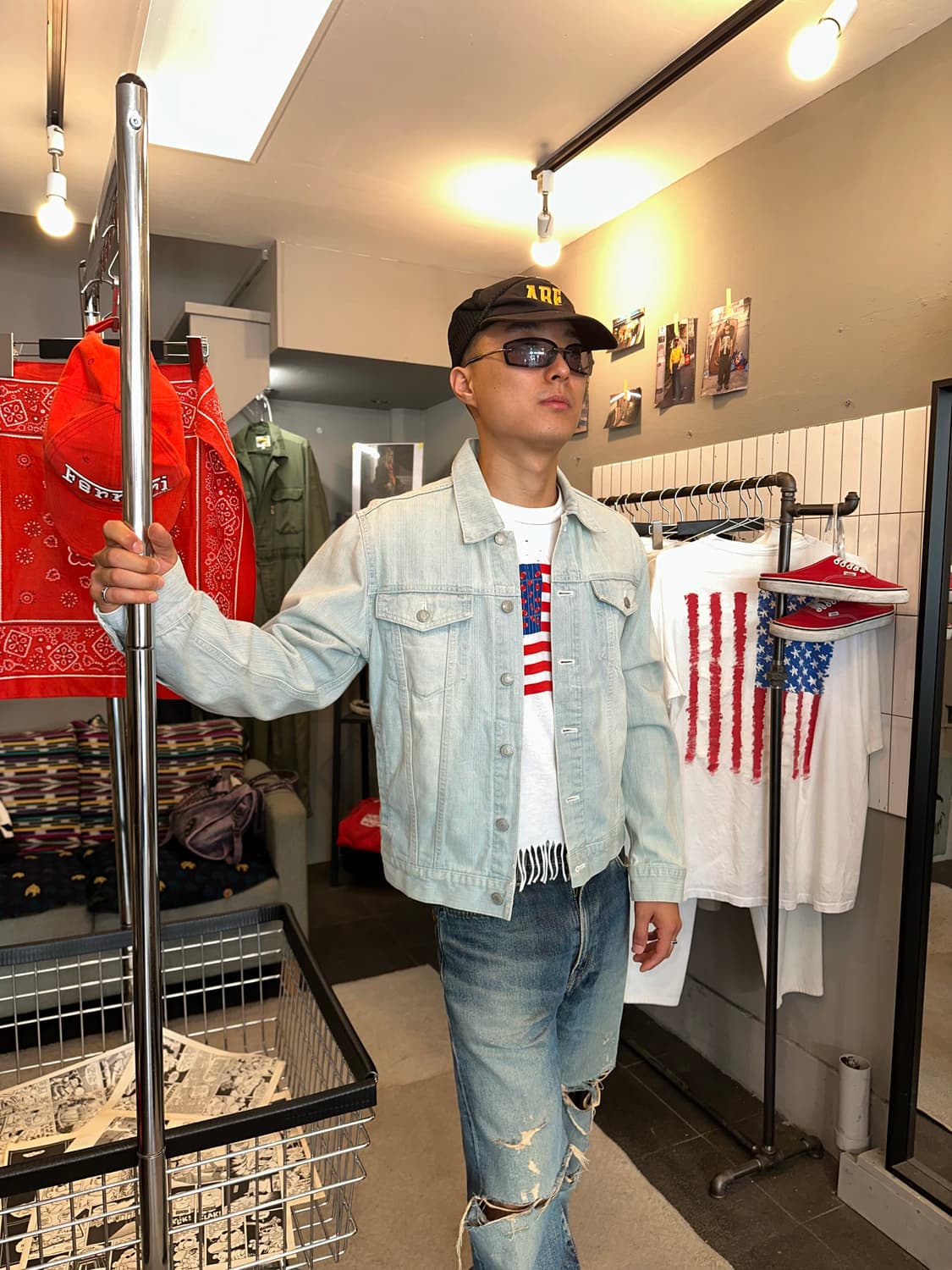 Open Dich 3-type light denim jacket 상품이미지1