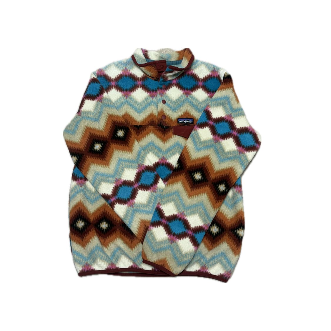 파타고니아 신칠라 아즈텍 패턴 반집업 후리스 플리스 상품이미지1